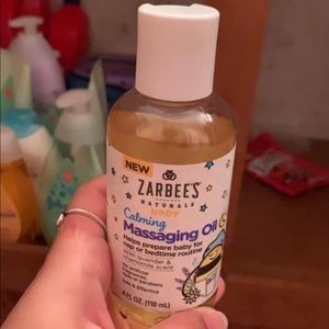 Calming massaging oil